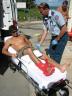 On the stretcher